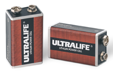 U9Vl-J, U9VL-FP, Military, Medical, High Capacity Lithium Batteries